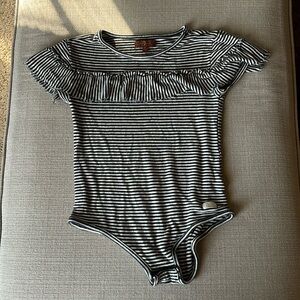 7 For All Mankind Girl’s Ribbed Bodysuit